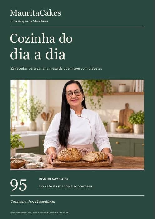 Capa da apostila digital Cozinha do Dia a Dia, com 95 receitas