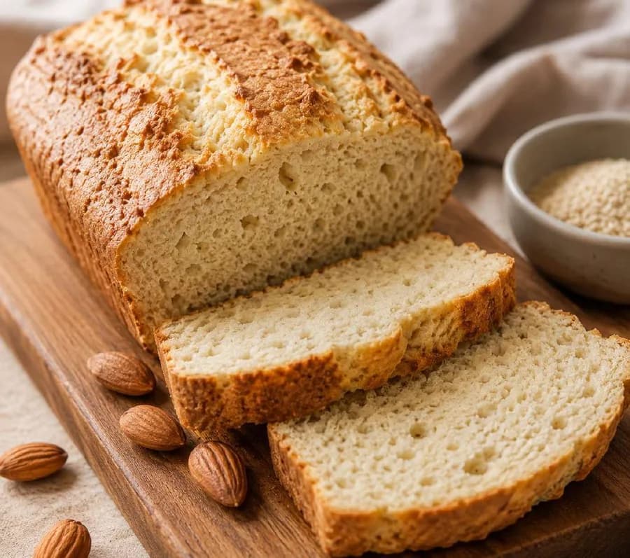 Imagem ilustrativa: Pão de Amêndoas com Psyllium